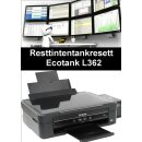 Ecotankdrucker L362 Resttintentankresett