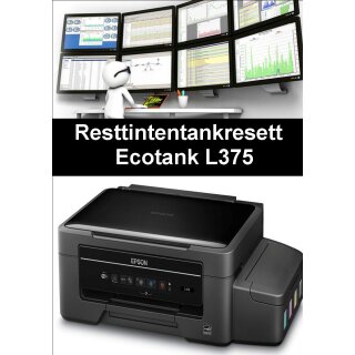 Ecotankdrucker L375 Resttintentankresett