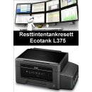 Ecotankdrucker L375 Resttintentankresett