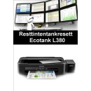 Ecotankdrucker L380 Resttintentankresett