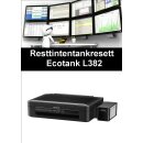 Ecotankdrucker L382 Resttintentankresett