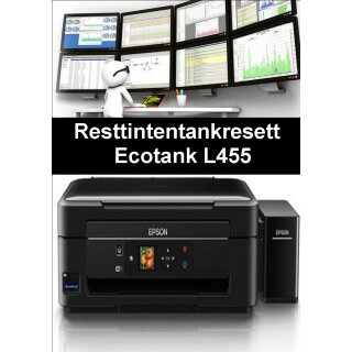 Ecotankdrucker L455 Resttintentankresett