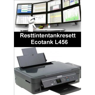 Ecotankdrucker L456 Resttintentankresett