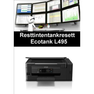 Ecotankdrucker L495 Resttintentankresett