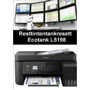 Ecotankdrucker L5198 Resttintentankresett