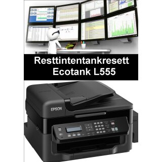 Ecotankdrucker L555 Resttintentankresett