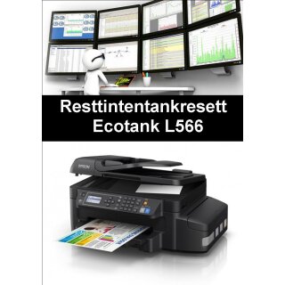 Ecotankdrucker L566 Resttintentankresett