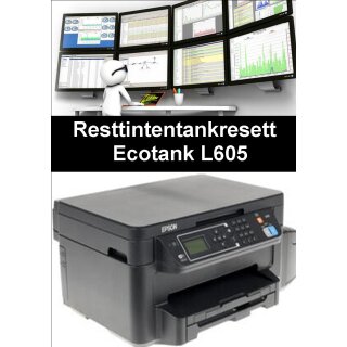 Ecotankdrucker L605 Resttintentankresett