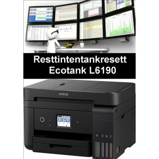 Ecotankdrucker L6190 Resttintentankresett