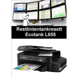 Ecotankdrucker L655 Resttintentankresett