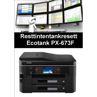 Ecotankdrucker PX-673F Resttintentankresett