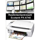 Ecotankdrucker PX-A740 Resttintentankresett