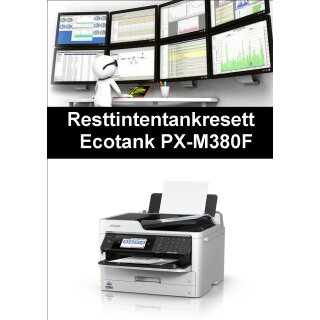 Ecotankdrucker PX-M380F Resttintentankresett