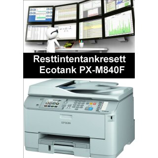 Ecotankdrucker PX-M840F Resttintentankresett