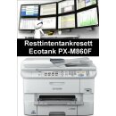 Ecotankdrucker PX-M860F Resttintentankresett