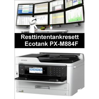 Ecotankdrucker PX-M884F Resttintentankresett