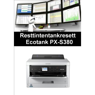 Ecotankdrucker PX-S380 Resttintentankresett