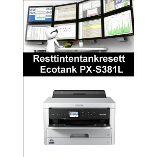 Ecotankdrucker PX-S381L Resttintentankresett