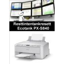 Ecotankdrucker PX-S840 Resttintentankresett