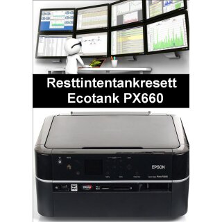 Ecotankdrucker PX660  Resttintentankresett