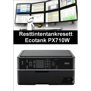 Ecotankdrucker PX710W  Resttintentankresett