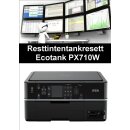 Ecotankdrucker PX710W  Resttintentankresett