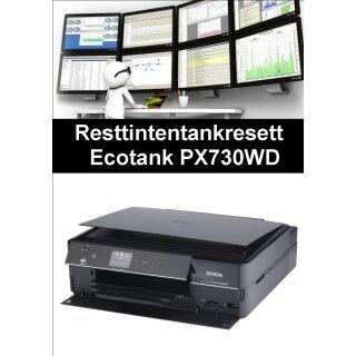 Ecotankdrucker PX730WD  Resttintentankresett