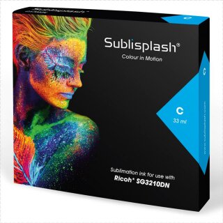 GC-51 Sublisplash Druckerpatrone mit 33ml cyan Sublimationstinte für SG3210DN