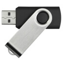 MediaRange USB-Stick schwarz, silber 4 GB