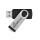 MediaRange USB-Stick schwarz, silber 4 GB