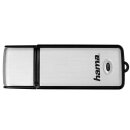 hama USB-Stick Fancy silber, schwarz 64 GB