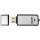 hama USB-Stick Fancy silber, schwarz 64 GB