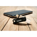 SanDisk USB-Stick iXpand Go schwarz, silber 64 GB