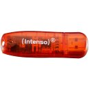 3 Intenso USB-Sticks Rainbow Line rot, gelb, schwarz 16 GB