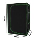 TiDis Growbox / Starterbox No107 - 140 x 140 x 200 cm - Indoor Grow Zelt | Aufzuchtzelt für Pflanzen und Kräuter | Grow Tent