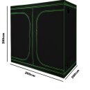 TiDis Growbox / Starterbox No108 - 200 x 200 x 200 cm - Indoor Grow Zelt | Aufzuchtzelt für Pflanzen und Kräuter | Grow Tent