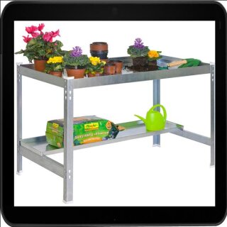  Simon Rack Pflanztisch SIMONGARDEN DESK grau 90,0 x 60,0 x 84,0 cm 