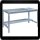  Simon Rack Pflanztisch SIMONGARDEN DESK grau 90,0 x 60,0 x 84,0 cm 