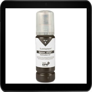 Black 80ml Sublisplash® EPN+ Sublimationstinte für Ecotankdrucker