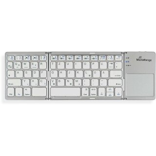 MediaRange MROS133 Tastatur kabellos silber