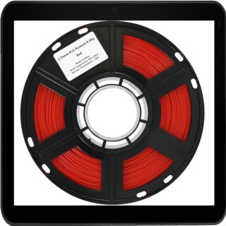 PLA 1,75MM RED 0,5KG FLASHFORGE 3D FILAMENT