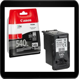 PG540L - schwarz - Canon Original Druckerpatrone mit11ml Inhalt -5224B010-