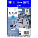 T270240 - cyan - Epson Druckerpatrone mit 3,6ml Inhalt...