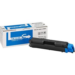 Kyocera TK-5135C Toner cyan mit ca. 5.000 Seiten Druckleistung laut Hersteller