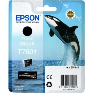 T7601 - Epson C13T76014010 Druckerpatrone Photo Black für SC-P600