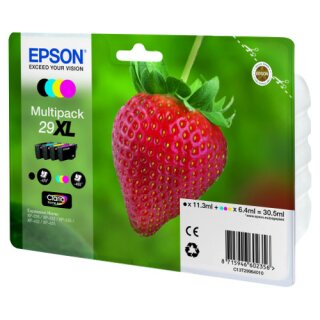 C13T29864010 - XL Patronen Multipack - Epson Druckerpatronen Black - Cyan - Magenta - Yellow - Claria