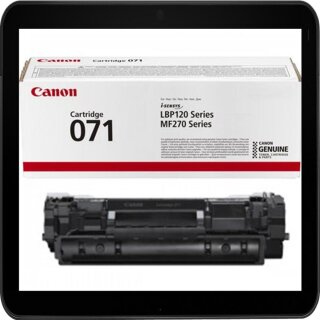 071 Canon Tonerkartusche schwarz mit ca. 1.200 Seiten Druckleistung - 5645C002