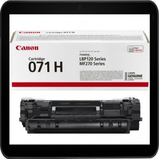 071H Canon Tonerkartusche schwarz mit ca. 2.500 Seiten Druckleistung - 5646C002