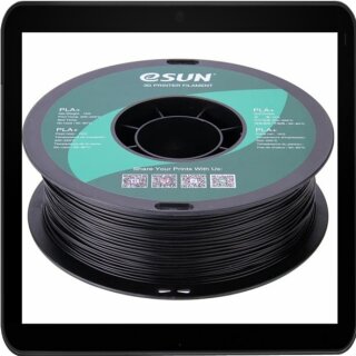 PLA+ 1,75MM BLACK 1KG ESUN 3D FILAMENT