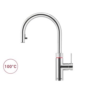 100 Grad heißes Wasser -  Quooker COMBI 2.2 E Flex CHR (verchromt glänzend)